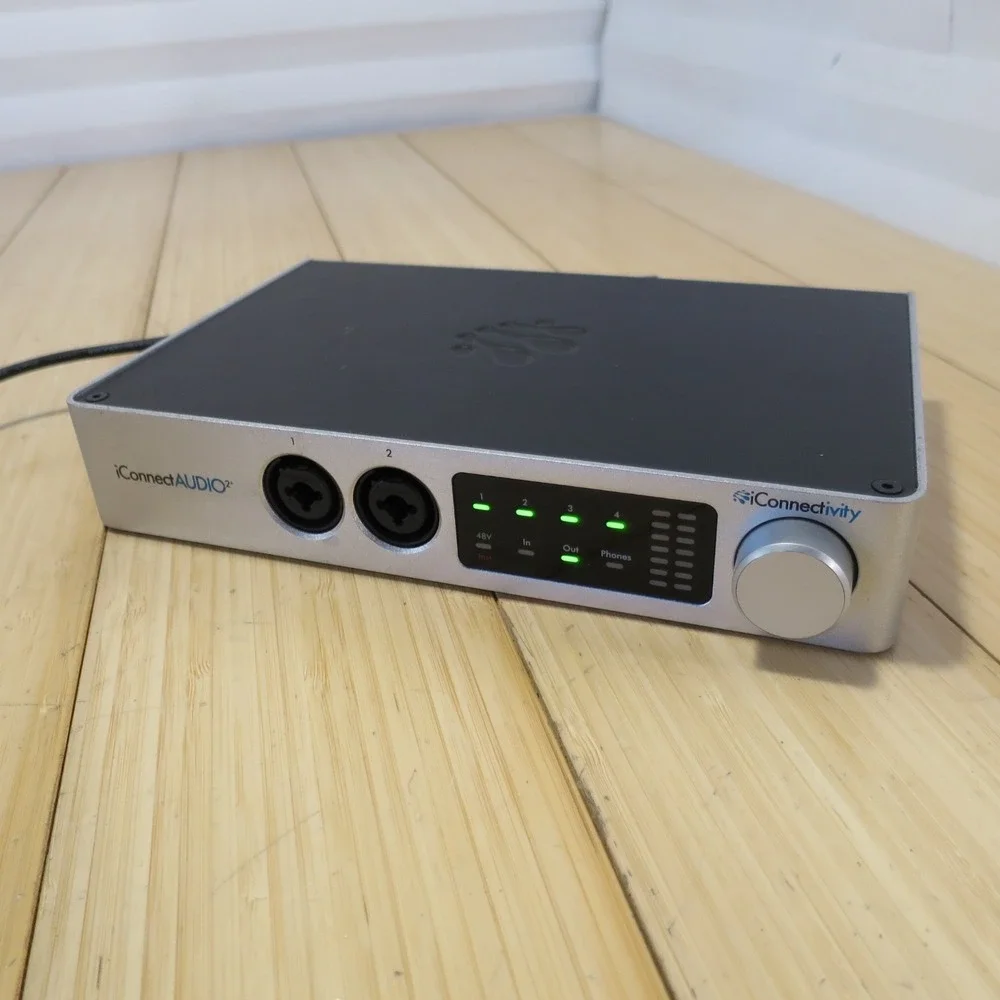 iConnectivity iConnectAUDIO2+‎ USB Audio Interface MIDI I/O Phantom Power